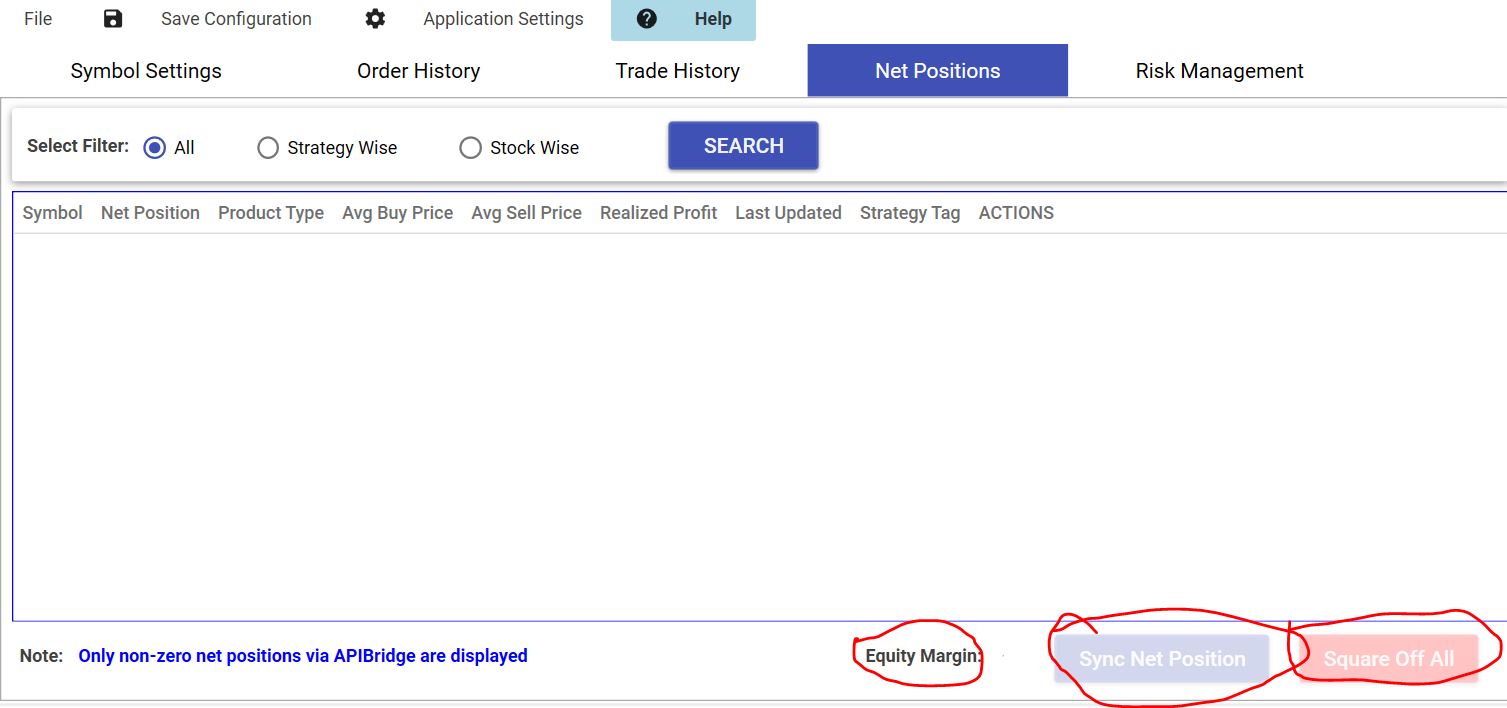 Why APIBridge shows different Net Positions