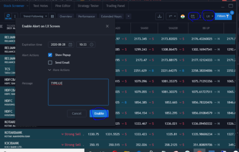 How To Trade From TradingView Screener - MyCoder