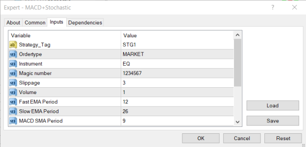 Input Parameters as per your Requirement.