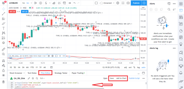 TradingView Settings