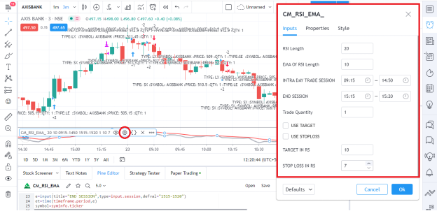 optimize parameters for your own trading.