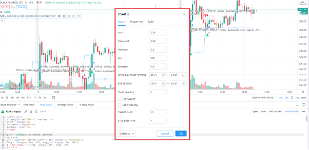 Optimize parameters for your own trading