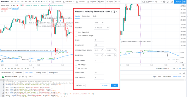 Optimize parameters for your own trading