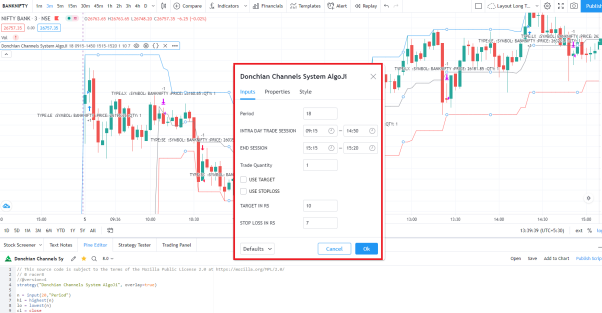 optimize parameters for your own trading