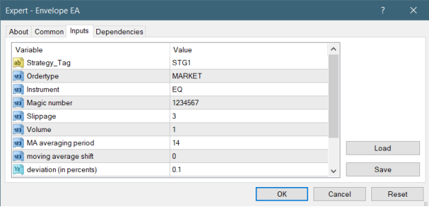 Input Parameters as per your Requirement 