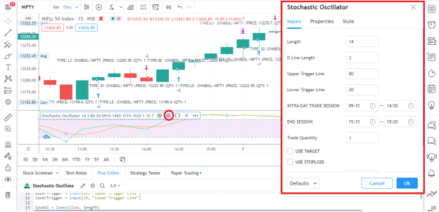 Stochastic Oscillator Algo Strategy